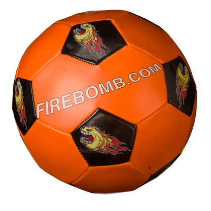 RealFeel Soccerbomb, Size 5 - Orange and Black