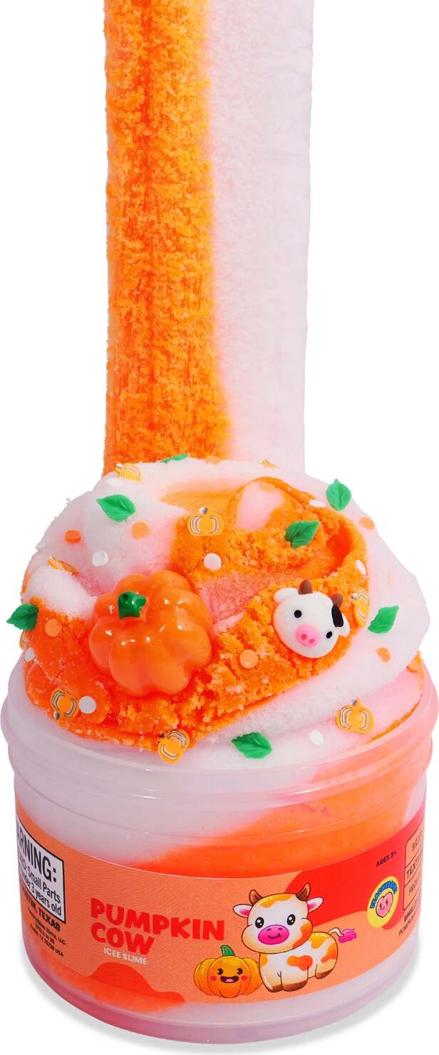 Peachybbies Pumpkin Cow Icee Slime