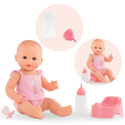 Corolle Emma Drink-and-Wet 14” Baby Doll - Little Pickles Toy Store
