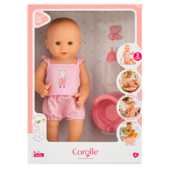 Corolle Emma Drink-and-Wet 14” Baby Doll