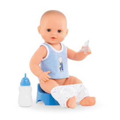 Corolle Paul Drink-and-Wet 14” Baby Doll - Little Pickles Toy Store