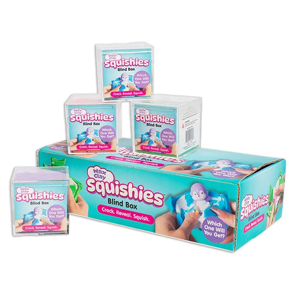 Wax Clay Squishies® Mystery Wax Crack Fidget Toy Blind Box (1pc) - No Returns or Refunds
