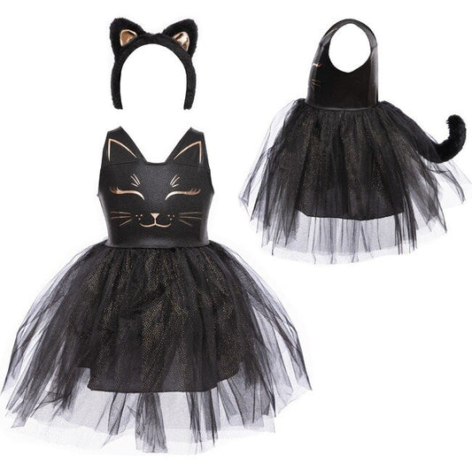 Black Cat Dress & Headpiece 5-6