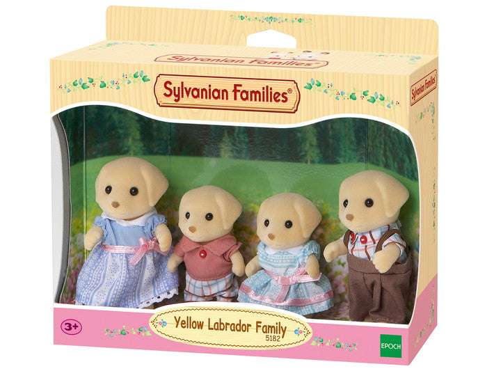 Calico Critters Yellow Labrador Family